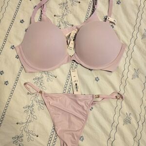 Light Pink Bra and Panty Set